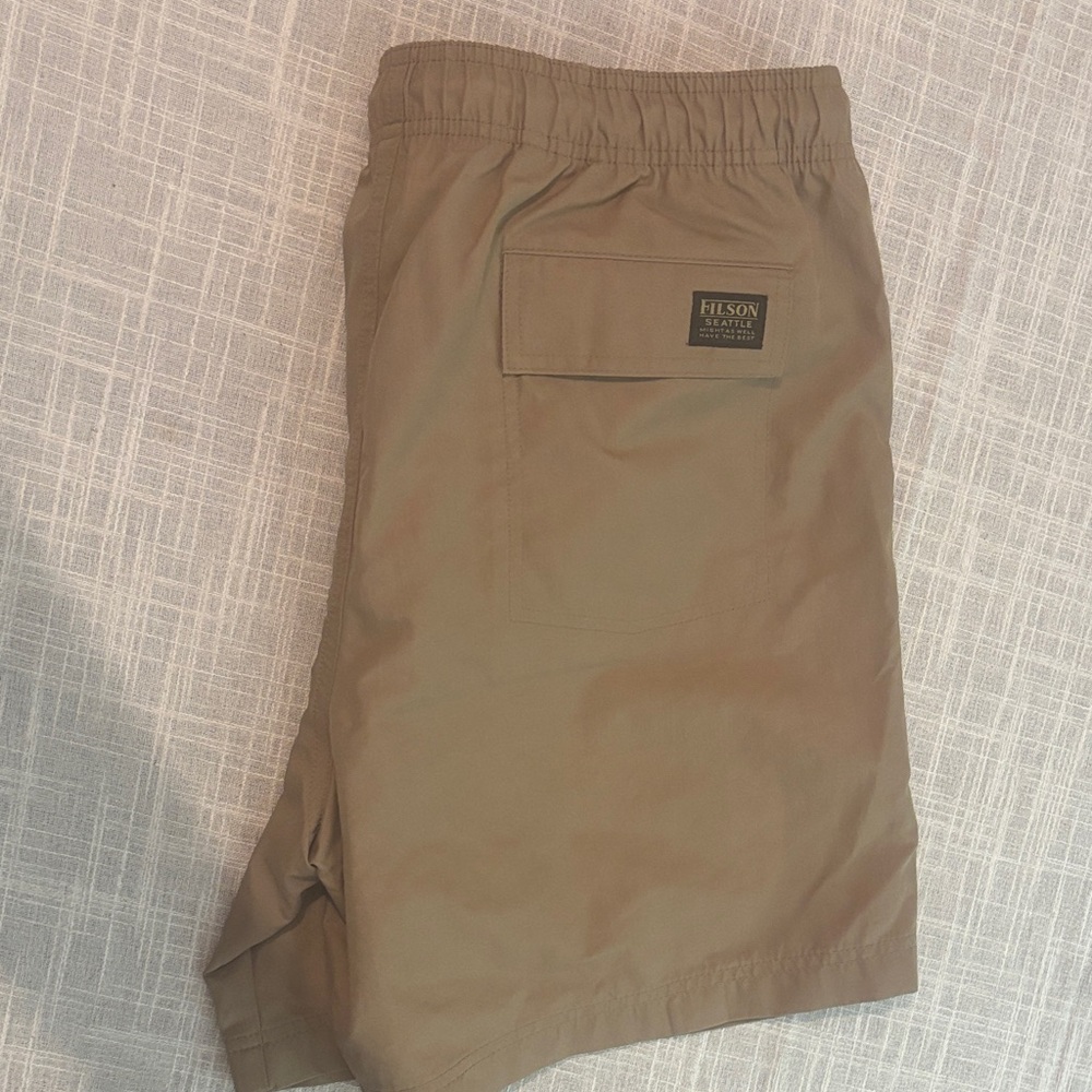 C.C. Filson Shorts Mens Cotton Pull On Drawstring Pockets Lightweight - Picture 3 of 5